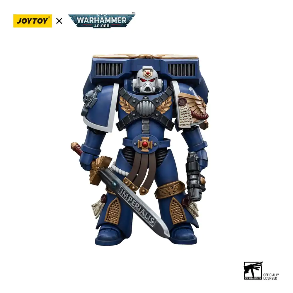 Warhammer 40k 1/18 Ultramarines Vanguard Veteran Sergeant akciófigura 12 cm termékfotó