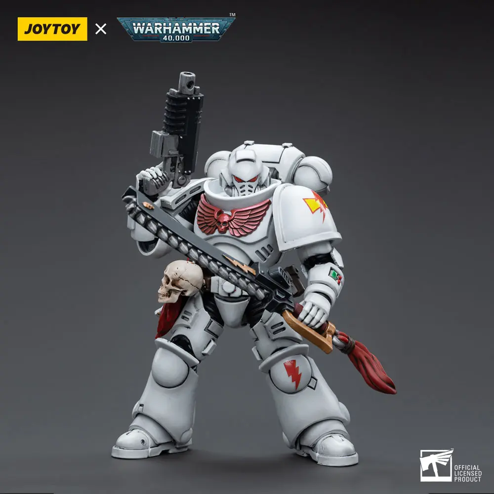 Warhammer 40k 1/18 White Scars Assault Intercessor Brother Batjargal akciófigura 12 cm termékfotó