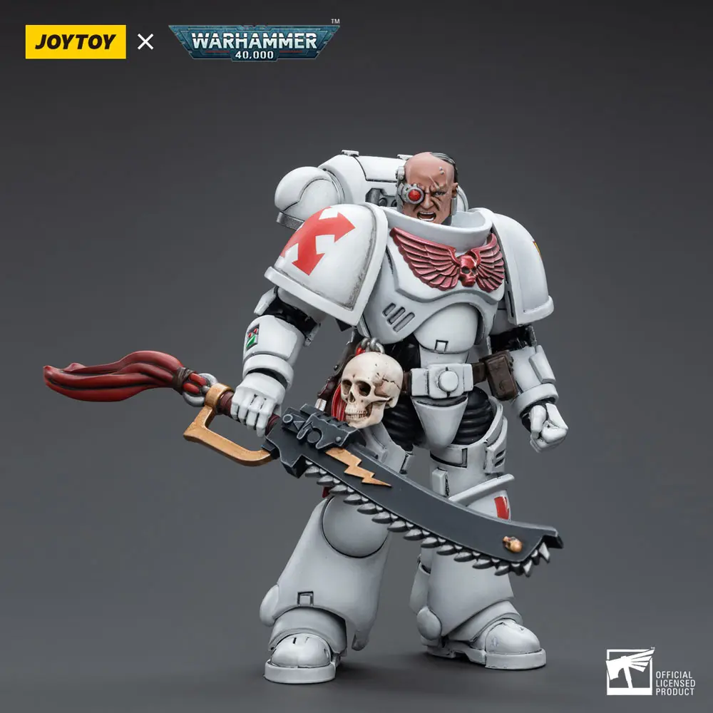 Warhammer 40k 1/18 White Scars Assault Intercessor Brother Batjargal akciófigura 12 cm termékfotó