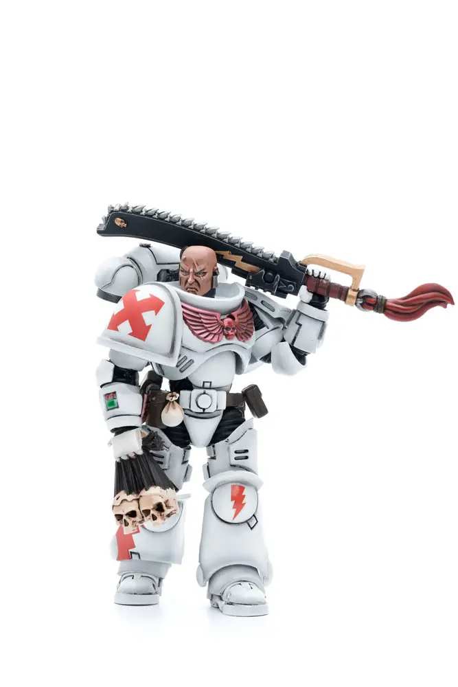 Warhammer 40k 1/18 White Scars Assault Intercessor Sergeant Tsendbaatar akciófigura 12 cm termékfotó