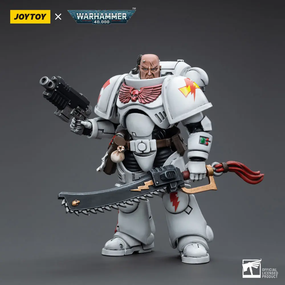 Warhammer 40k 1/18 White Scars Assault Intercessor Sergeant Tsendbaatar akciófigura 12 cm termékfotó