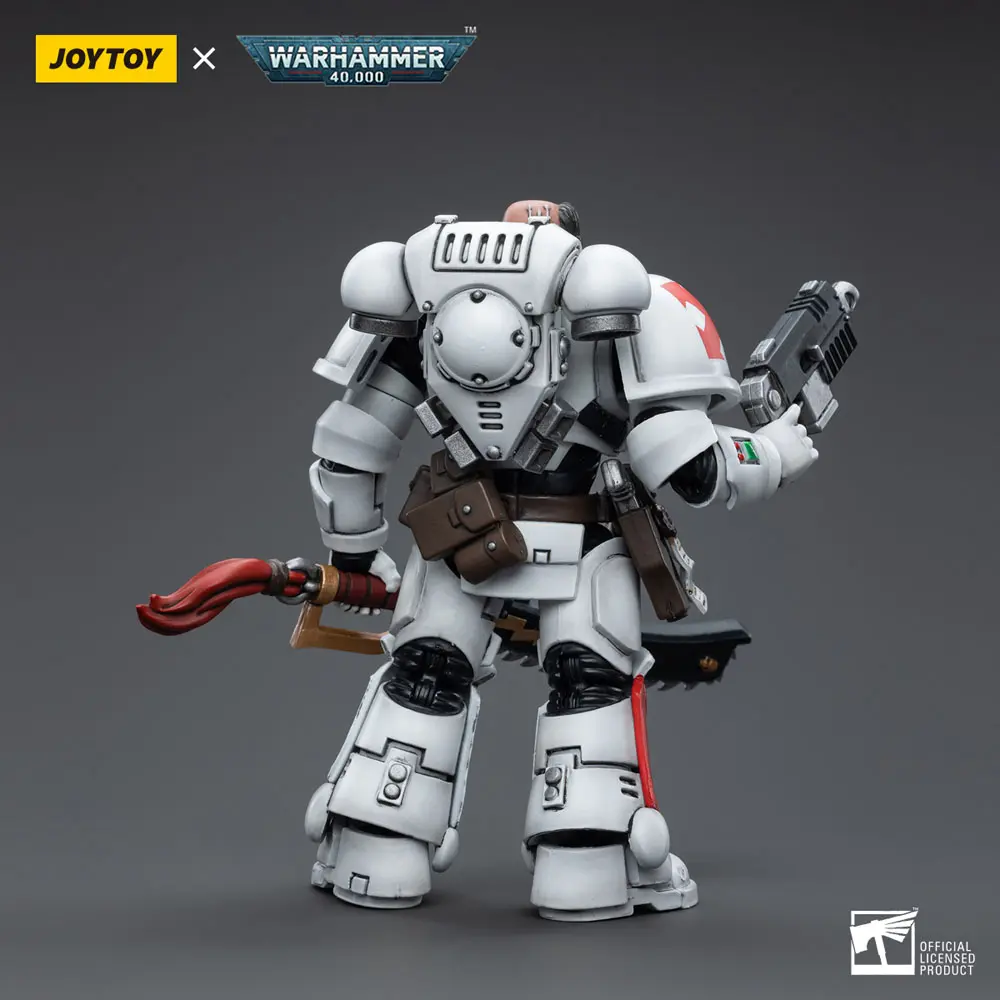 Warhammer 40k 1/18 White Scars Assault Intercessor Sergeant Tsendbaatar akciófigura 12 cm termékfotó