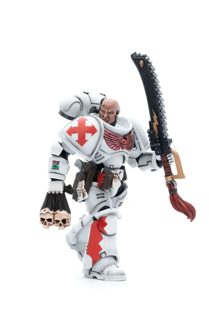 Warhammer 40k 1/18 White Scars Assault Intercessor Sergeant Tsendbaatar akciófigura 12 cm termékfotó