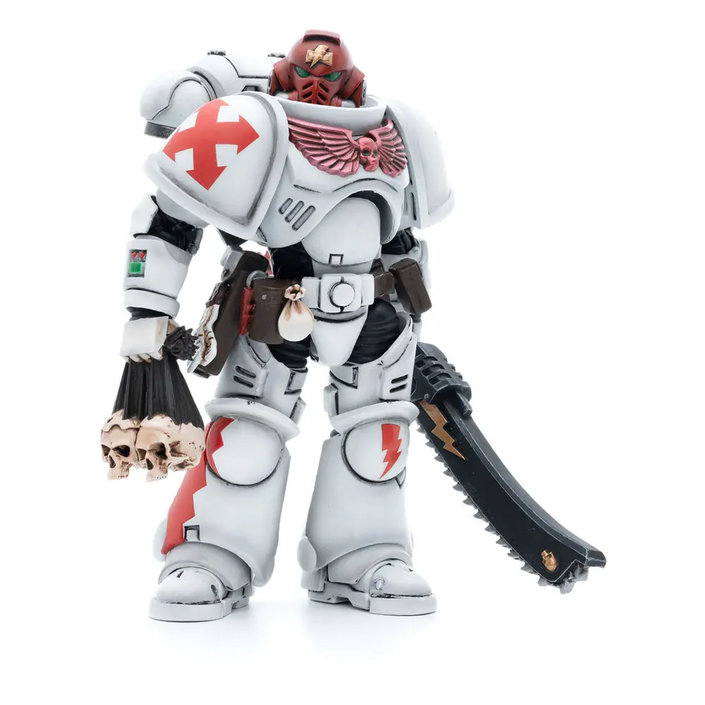 Warhammer 40k 1/18 White Scars Assault Intercessor Sergeant Tsendbaatar akciófigura 12 cm termékfotó