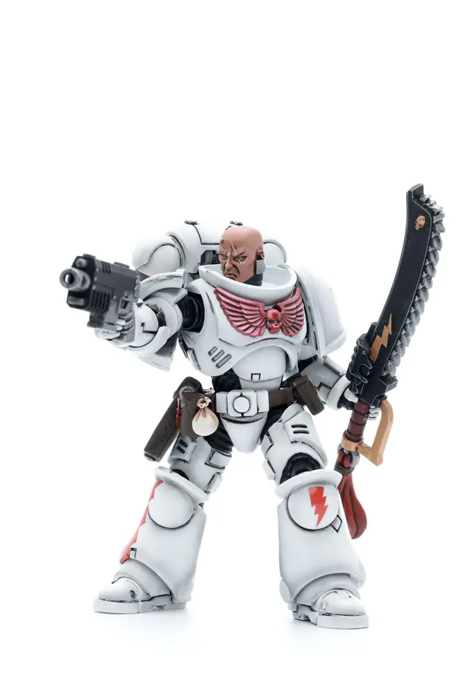 Warhammer 40k 1/18 White Scars Assault Intercessor Sergeant Tsendbaatar akciófigura 12 cm termékfotó