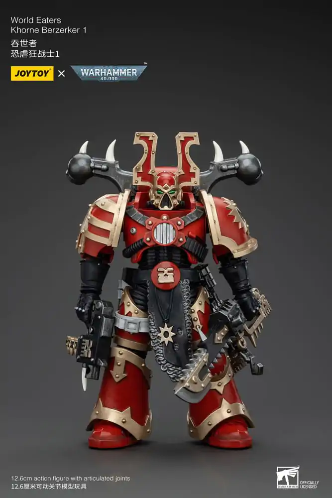 Warhammer 40k 1/18 World Eaters Khorne Berzerker 1 akciófigura 13 cm termékfotó