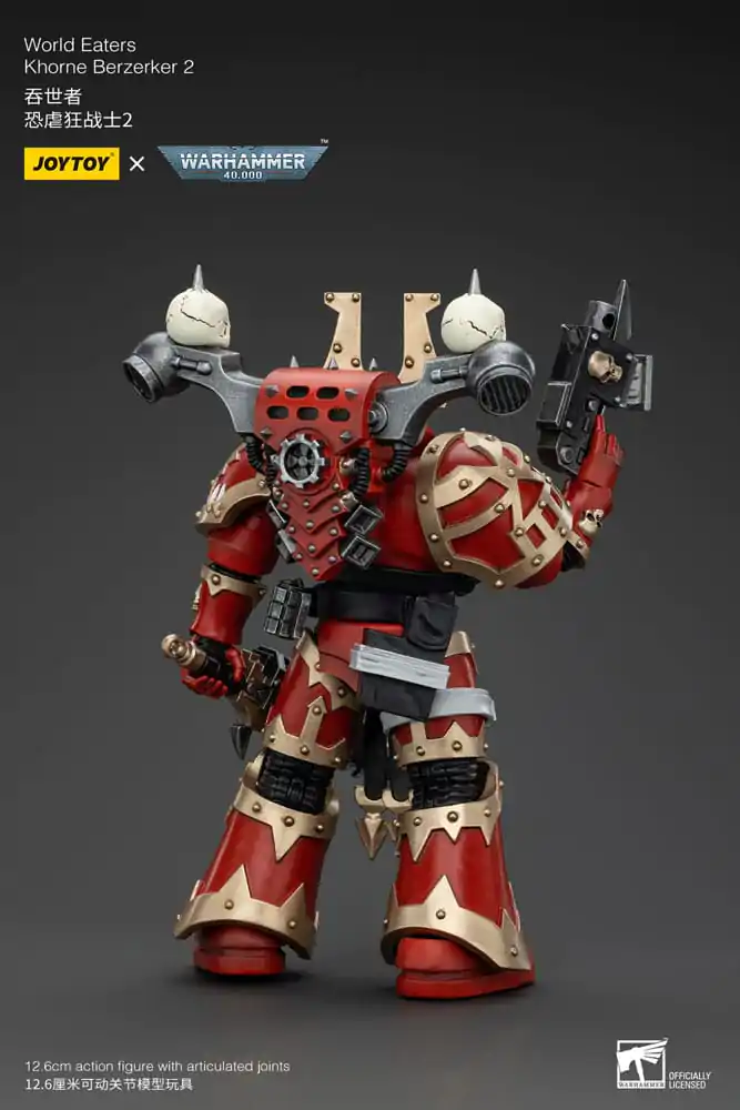 Warhammer 40k 1/18 World Eaters Khorne Berzerker 2 akciófigura 13 cm termékfotó