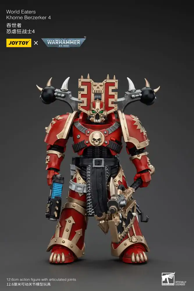 Warhammer 40k 1/18 World Eaters Khorne Berzerker 4 akciófigura 13 cm termékfotó