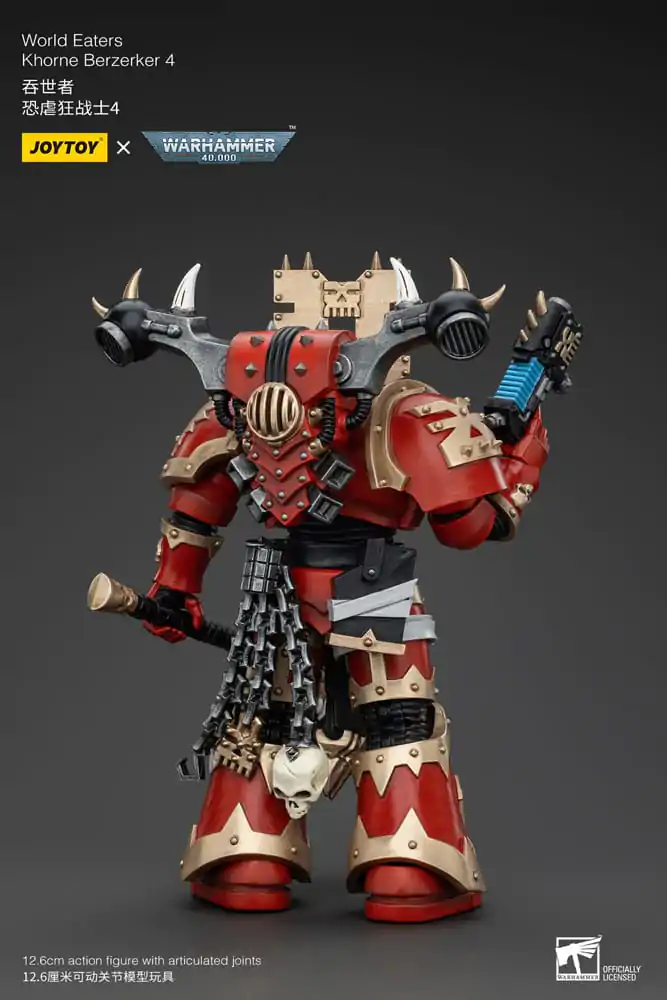 Warhammer 40k 1/18 World Eaters Khorne Berzerker 4 akciófigura 13 cm termékfotó