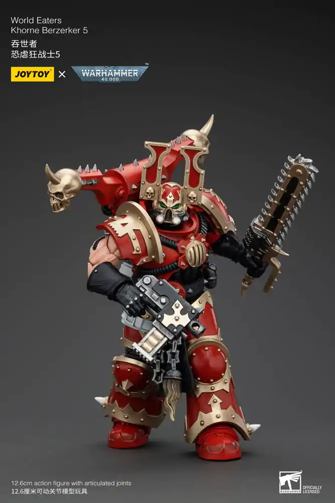 Warhammer 40k 1/18 World Eaters Khorne Berzerker 5 akciófigura 13 cm termékfotó