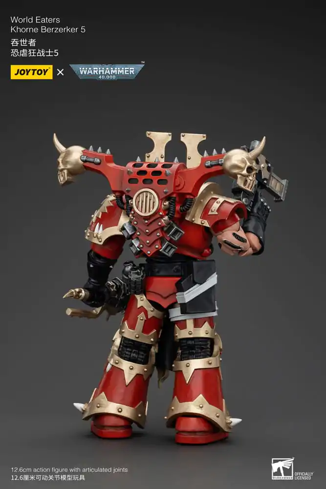 Warhammer 40k 1/18 World Eaters Khorne Berzerker 5 akciófigura 13 cm termékfotó