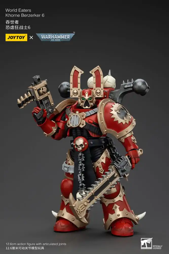 Warhammer 40k 1/18 World Eaters Khorne Berzerker 6 akciófigura 13 cm termékfotó