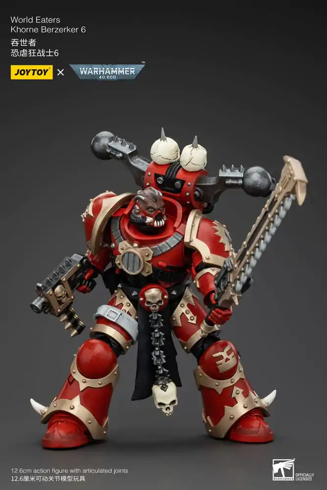 Warhammer 40k 1/18 World Eaters Khorne Berzerker 6 akciófigura 13 cm termékfotó