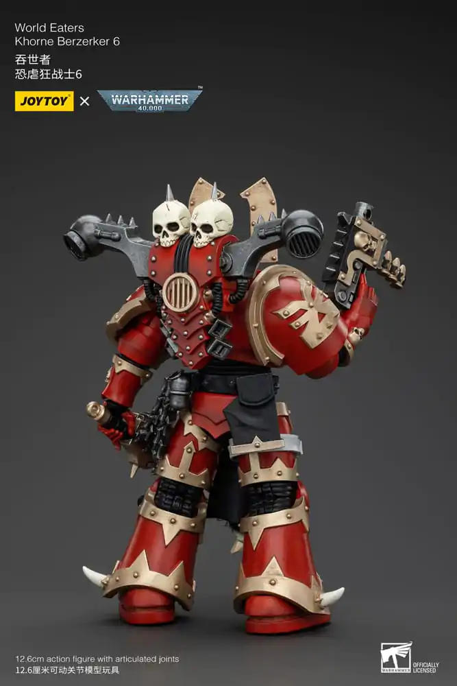 Warhammer 40k 1/18 World Eaters Khorne Berzerker 6 akciófigura 13 cm termékfotó