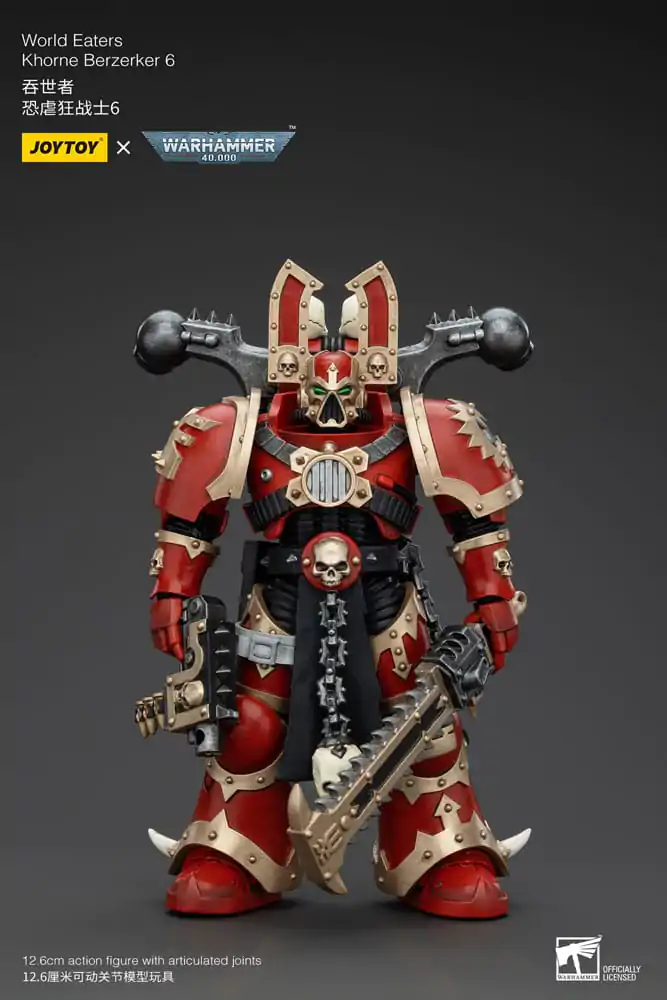 Warhammer 40k 1/18 World Eaters Khorne Berzerker 6 akciófigura 13 cm termékfotó