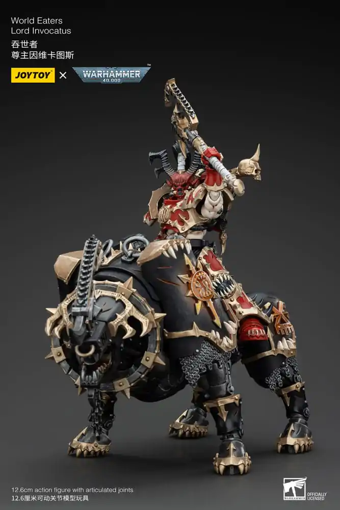 Warhammer 40k 1/18 World Eaters Lord Invocatus akciófigura 13 cm termékfotó