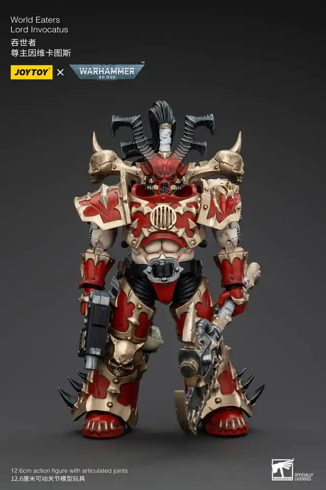 Warhammer 40k 1/18 World Eaters Lord Invocatus akciófigura 13 cm termékfotó