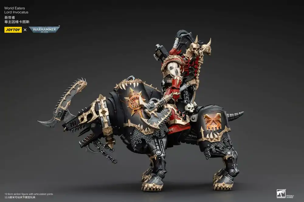 Warhammer 40k 1/18 World Eaters Lord Invocatus akciófigura 13 cm termékfotó