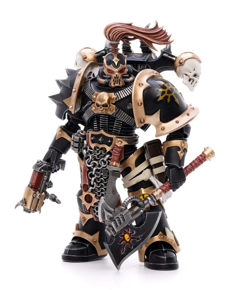 Warhammer 40k akciófigura 1/18 Black Legion Brother Narghast 14 cm termékfotó