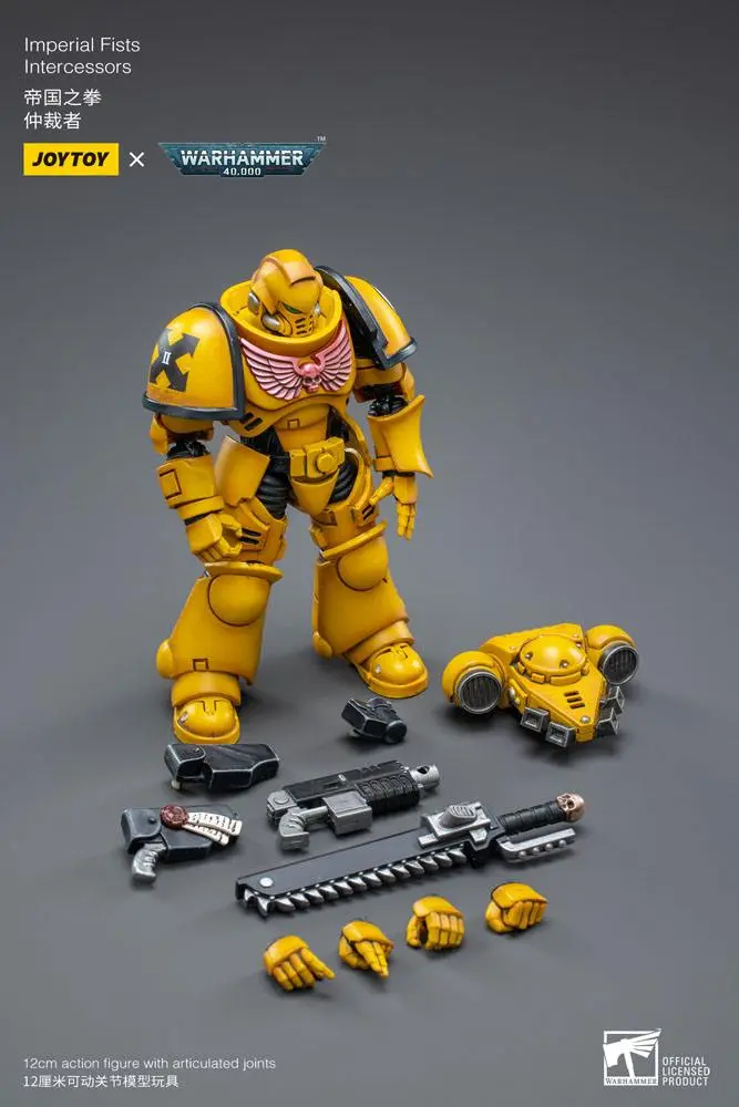 Warhammer 40k akciófigura 1/18 Imperial Fists Intercessors 12 cm termékfotó
