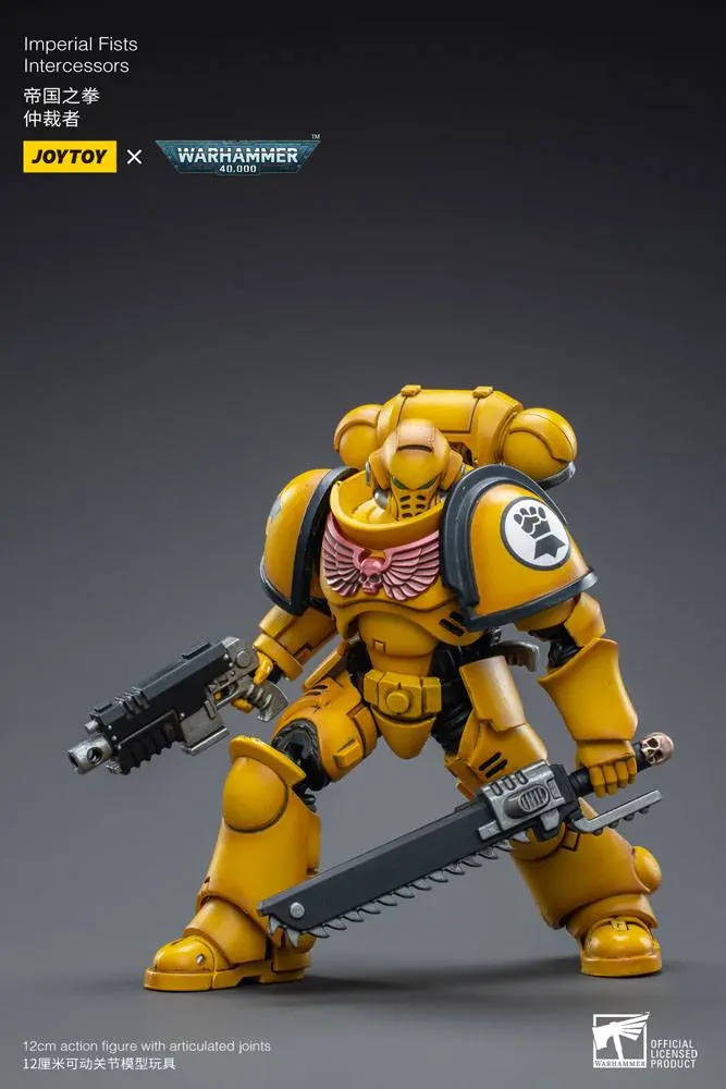 Warhammer 40k akciófigura 1/18 Imperial Fists Intercessors 12 cm termékfotó