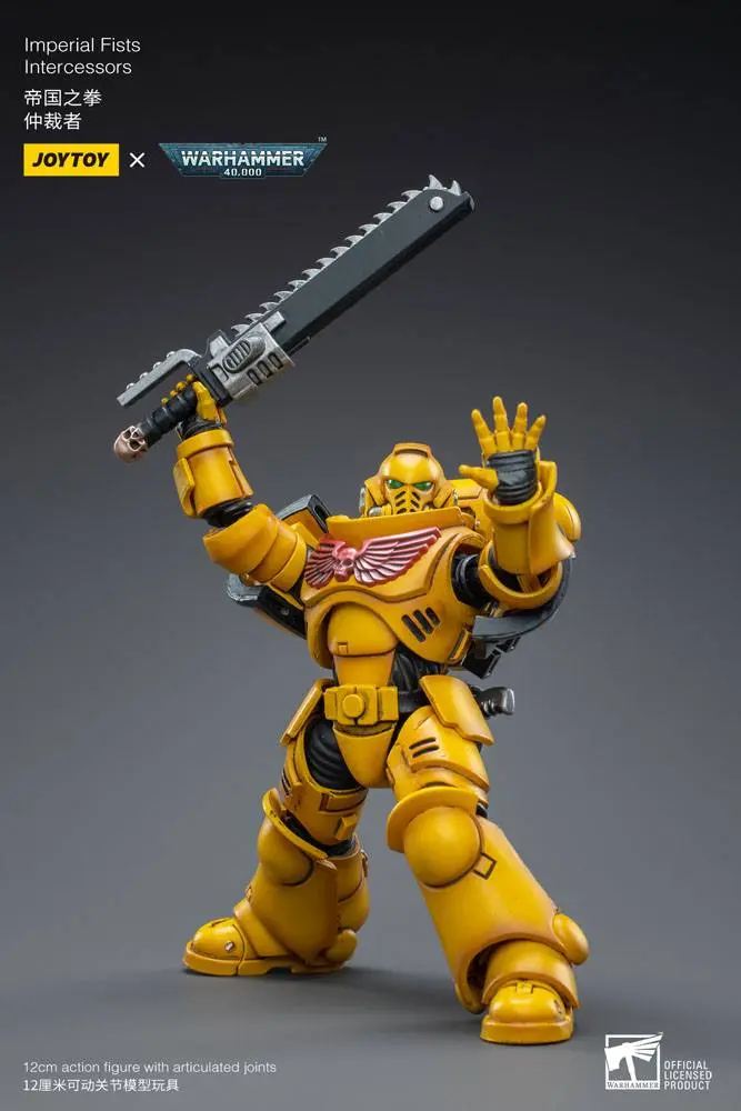 Warhammer 40k akciófigura 1/18 Imperial Fists Intercessors 12 cm termékfotó