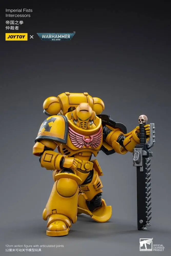 Warhammer 40k akciófigura 1/18 Imperial Fists Intercessors 12 cm termékfotó