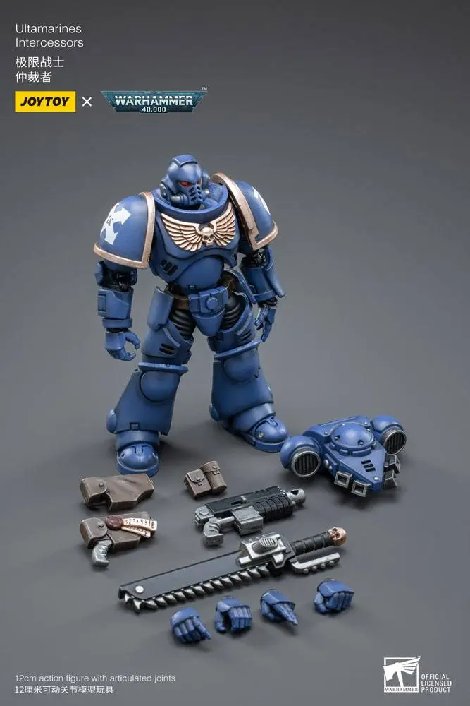 Warhammer 40k akciófigura 1/18 Ultramarines Intercessors 12 cm termékfotó