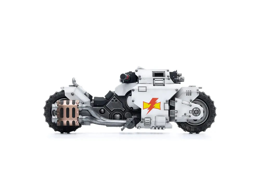 Warhammer 40k 1/18 White Scars Raider-pattern Combat Bike 22 cm termékfotó