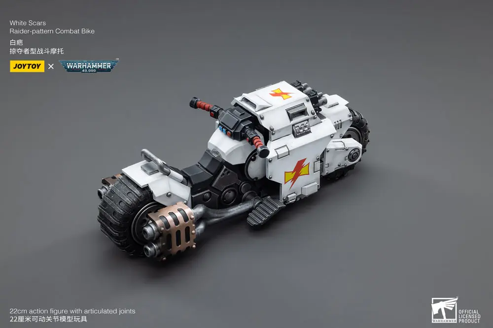 Warhammer 40k 1/18 White Scars Raider-pattern Combat Bike 22 cm termékfotó