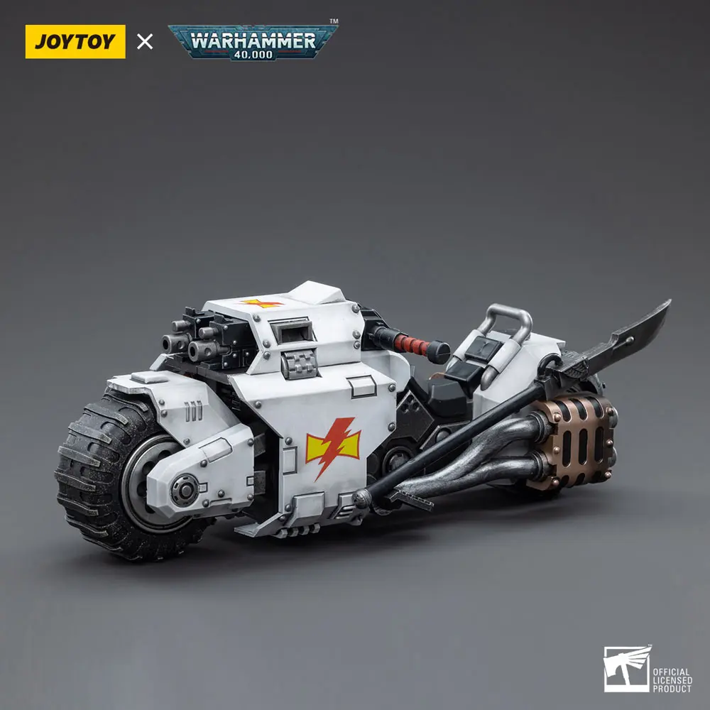 Warhammer 40k 1/18 White Scars Raider-pattern Combat Bike 22 cm termékfotó