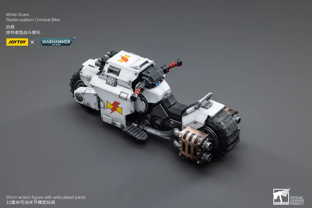 Warhammer 40k 1/18 White Scars Raider-pattern Combat Bike 22 cm termékfotó