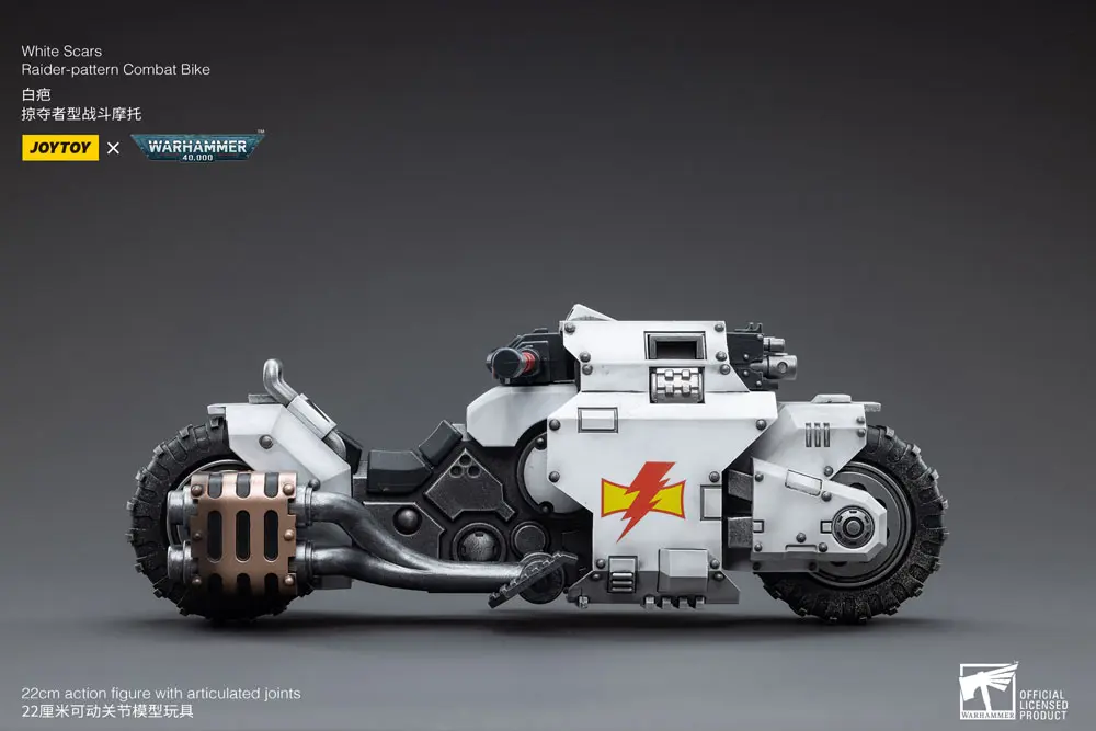 Warhammer 40k 1/18 White Scars Raider-pattern Combat Bike 22 cm termékfotó