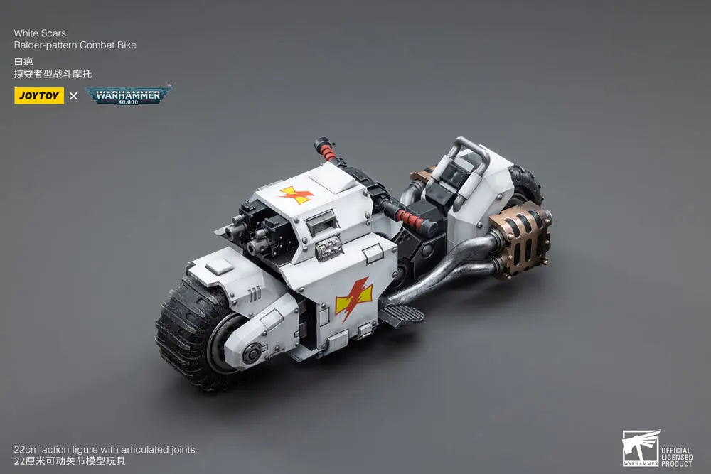 Warhammer 40k 1/18 White Scars Raider-pattern Combat Bike 22 cm termékfotó