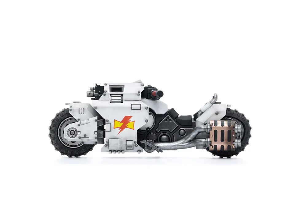 Warhammer 40k 1/18 White Scars Raider-pattern Combat Bike 22 cm termékfotó