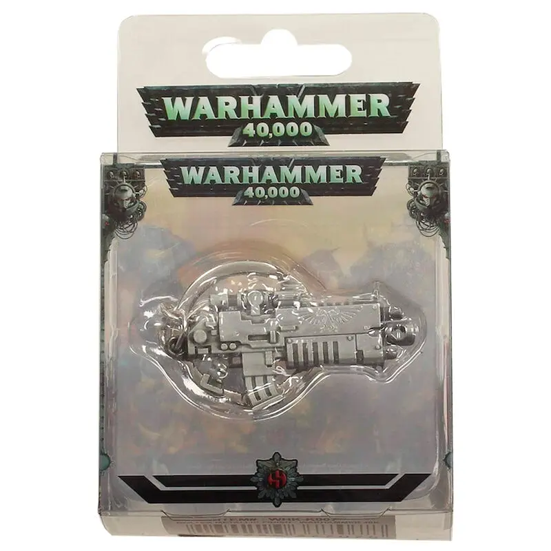 Warhammer 40K Bolter Metalic Finish fém kulcstartó termékfotó