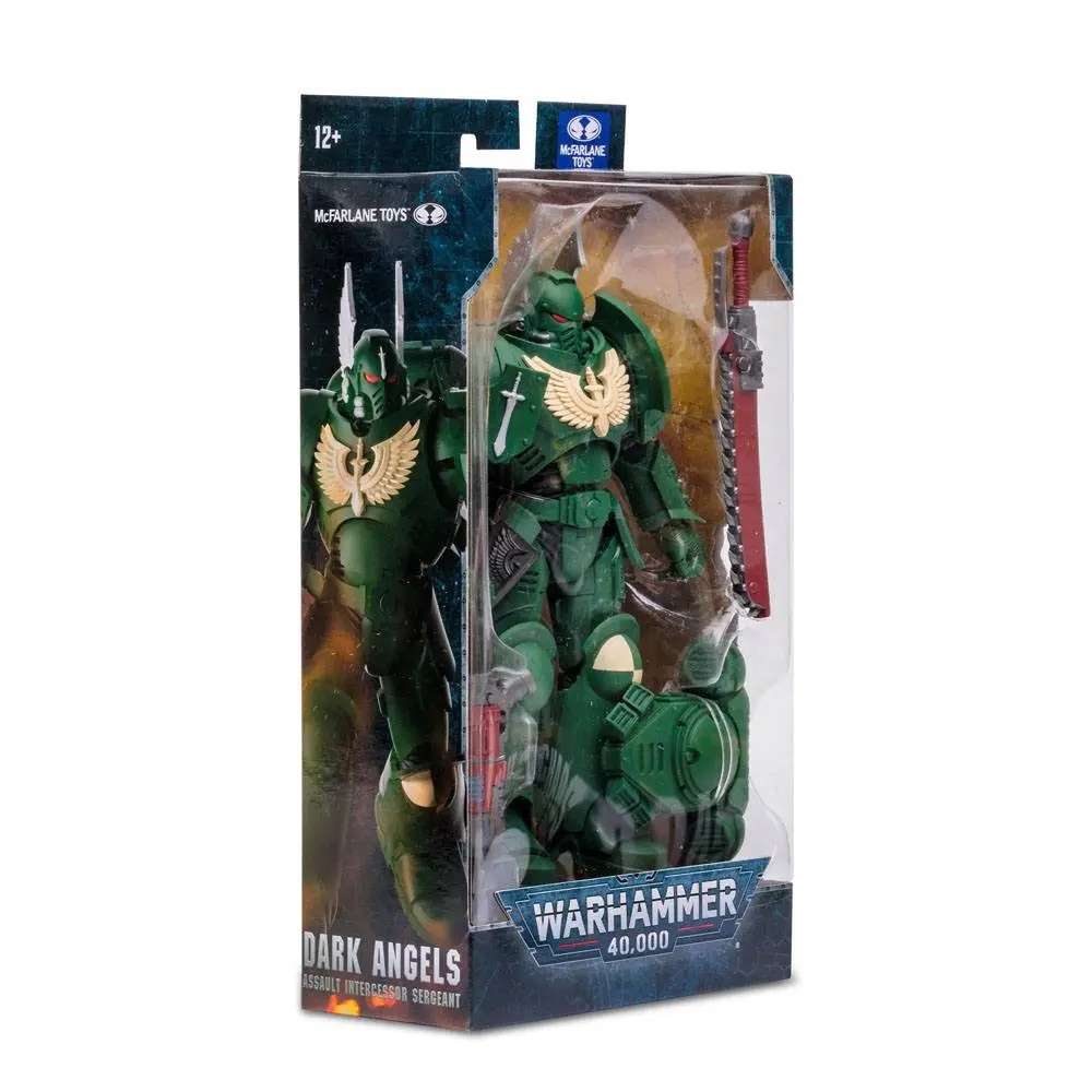 Warhammer 40k Dark Angels Assault Intercessor Sergeant akciófigura 18 cm termékfotó