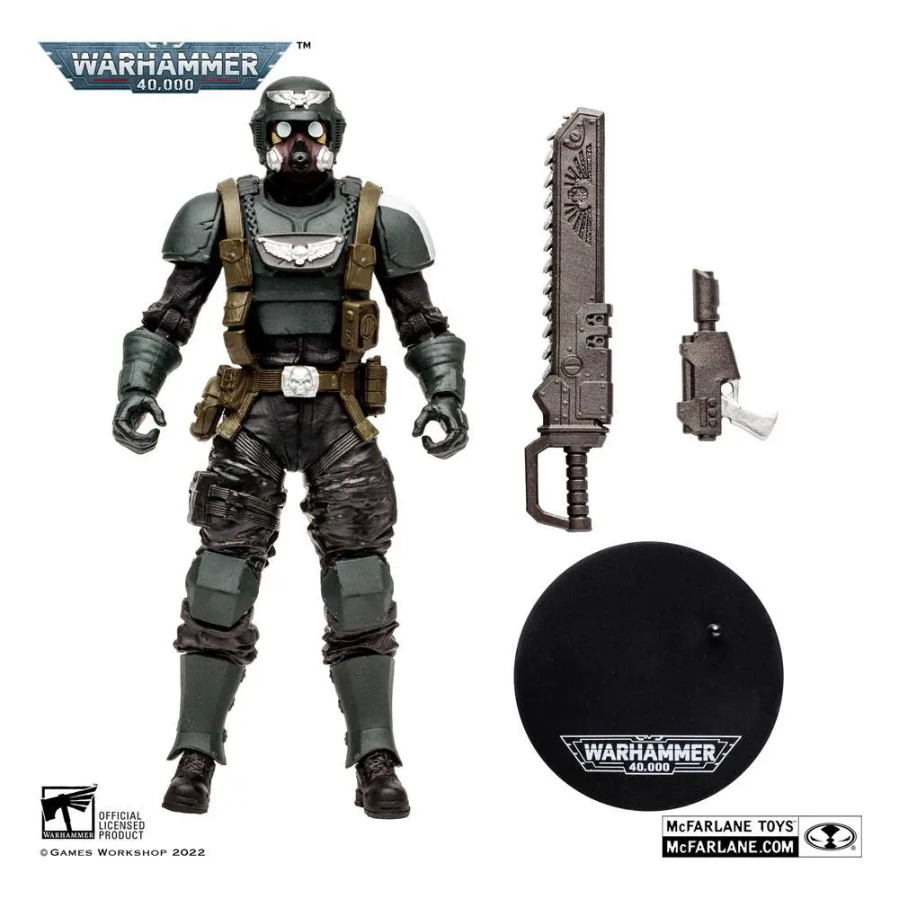 Warhammer 40k: Darktide Veteran Guardsman akciófigura 18 cm termékfotó