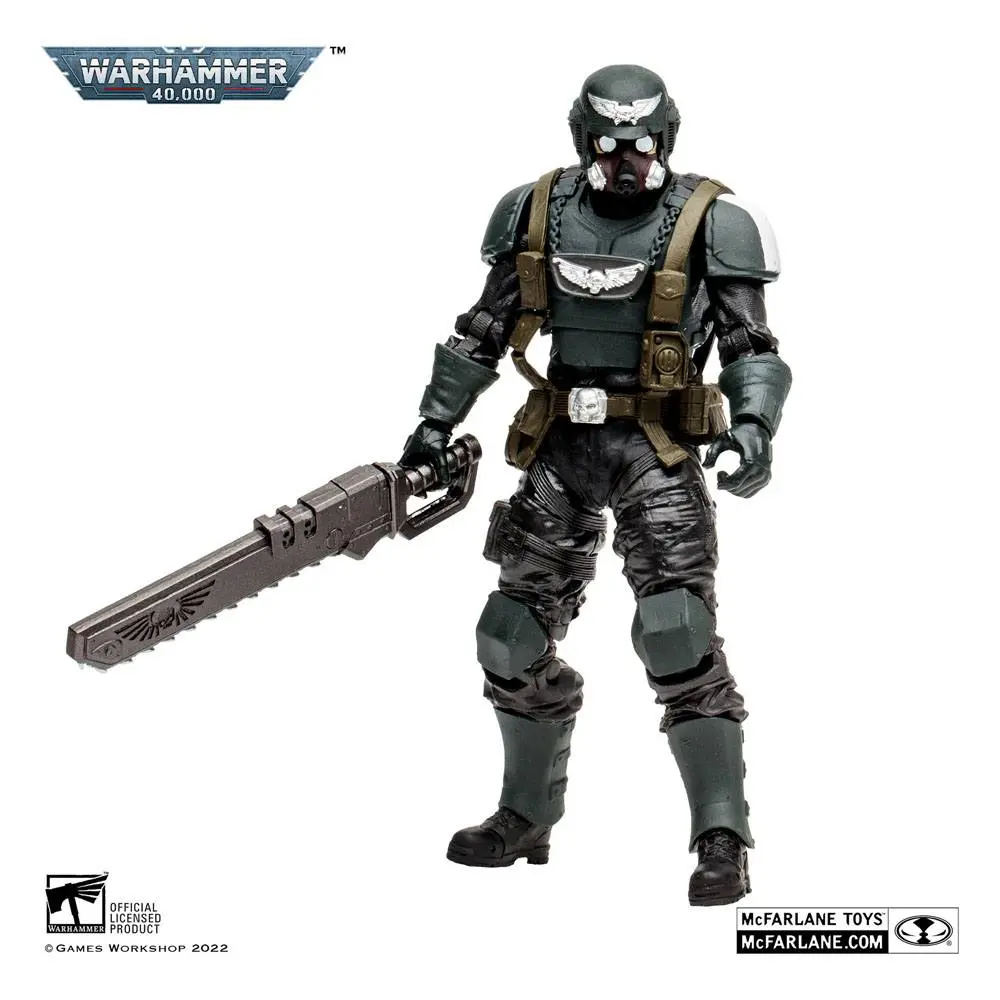 Warhammer 40k: Darktide Veteran Guardsman akciófigura 18 cm termékfotó