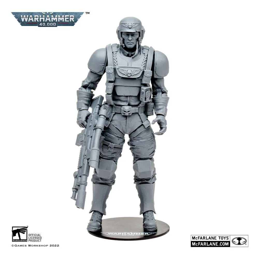 Warhammer 40k: Darktide Veteran Guardsman (Artist Proof) akciófigura 18 cm termékfotó