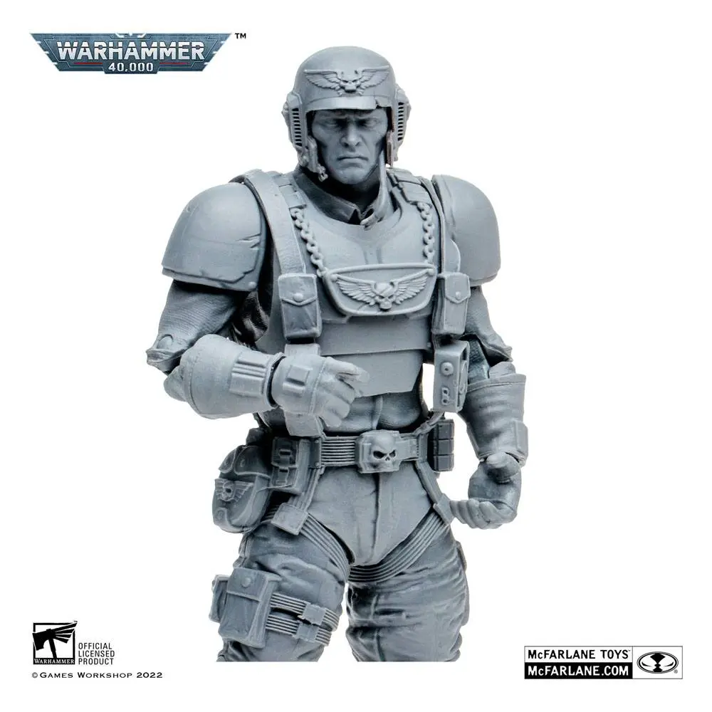 Warhammer 40k: Darktide Veteran Guardsman (Artist Proof) akciófigura 18 cm termékfotó
