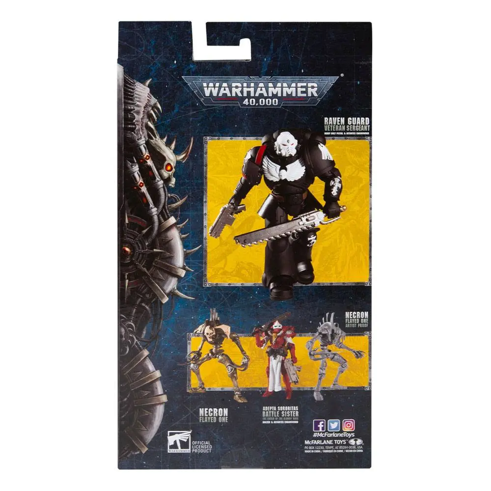 Warhammer 40k Raven Guard Veteran Sergeant akciófigura 18 cm termékfotó