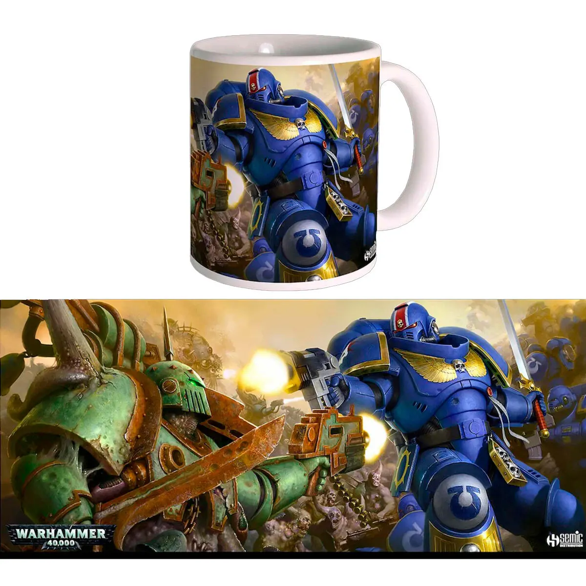 Warhammer 40K Ultramarines VS Nurgle bögre termékfotó