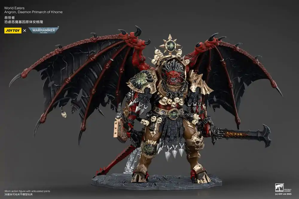 Warhammer 40k World Eaters Angron Daemon Primarch of Khorne akciófigura 48 cm termékfotó