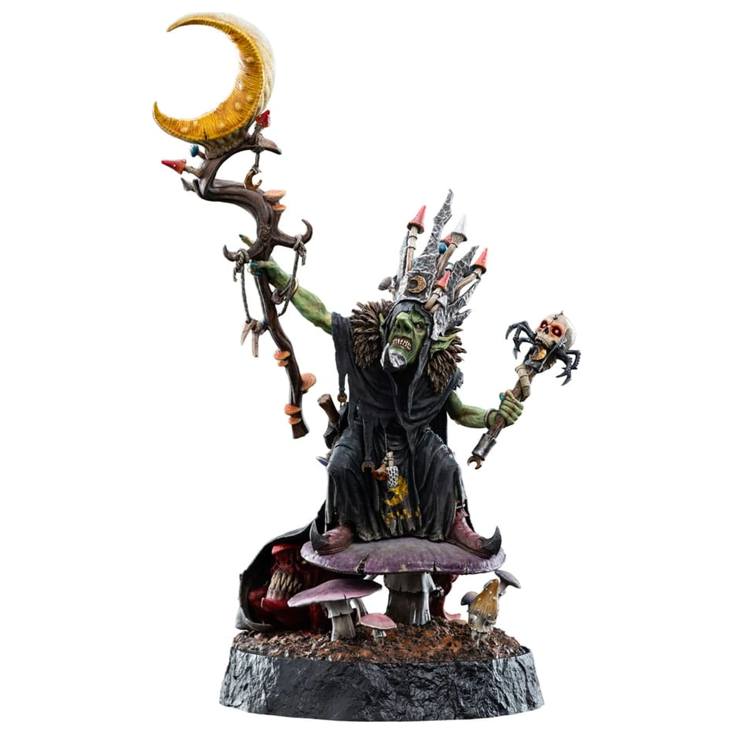 Warhammer: Age of Sigmar 1/6 Skragrott the Loonking szobor figura Limitált kiadás 41 cm termékfotó