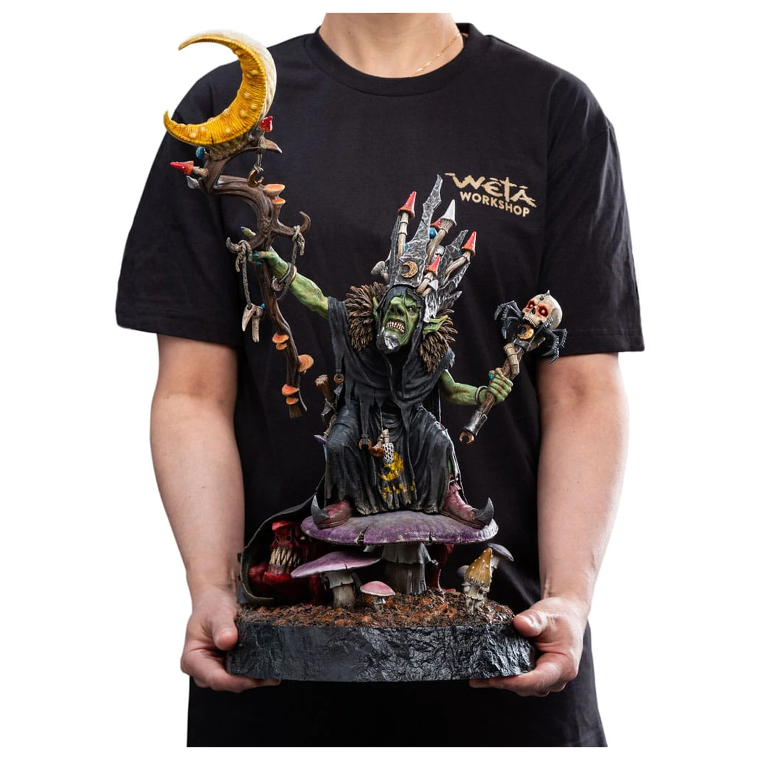 Warhammer: Age of Sigmar 1/6 Skragrott the Loonking szobor figura Limitált kiadás 41 cm termékfotó