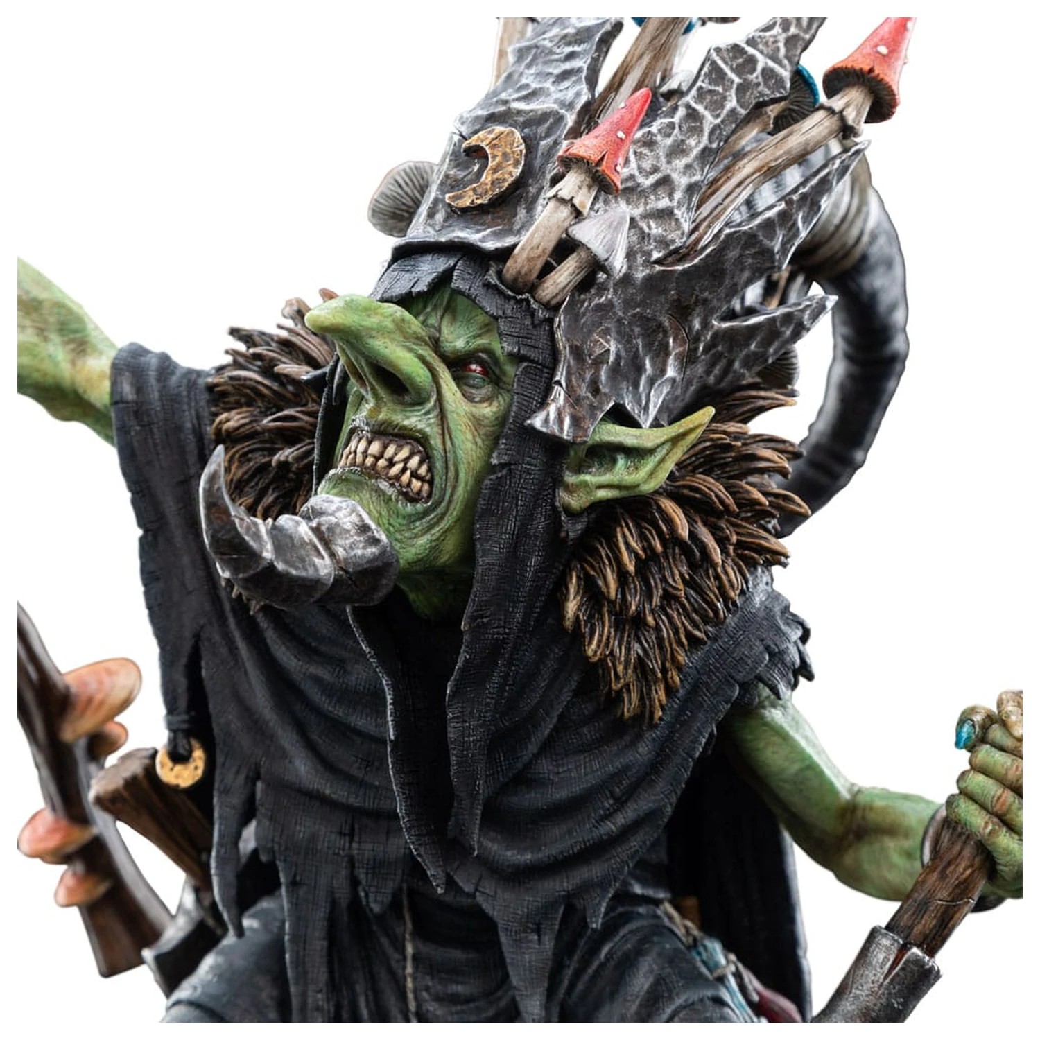 Warhammer: Age of Sigmar 1/6 Skragrott the Loonking szobor figura Limitált kiadás 41 cm termékfotó