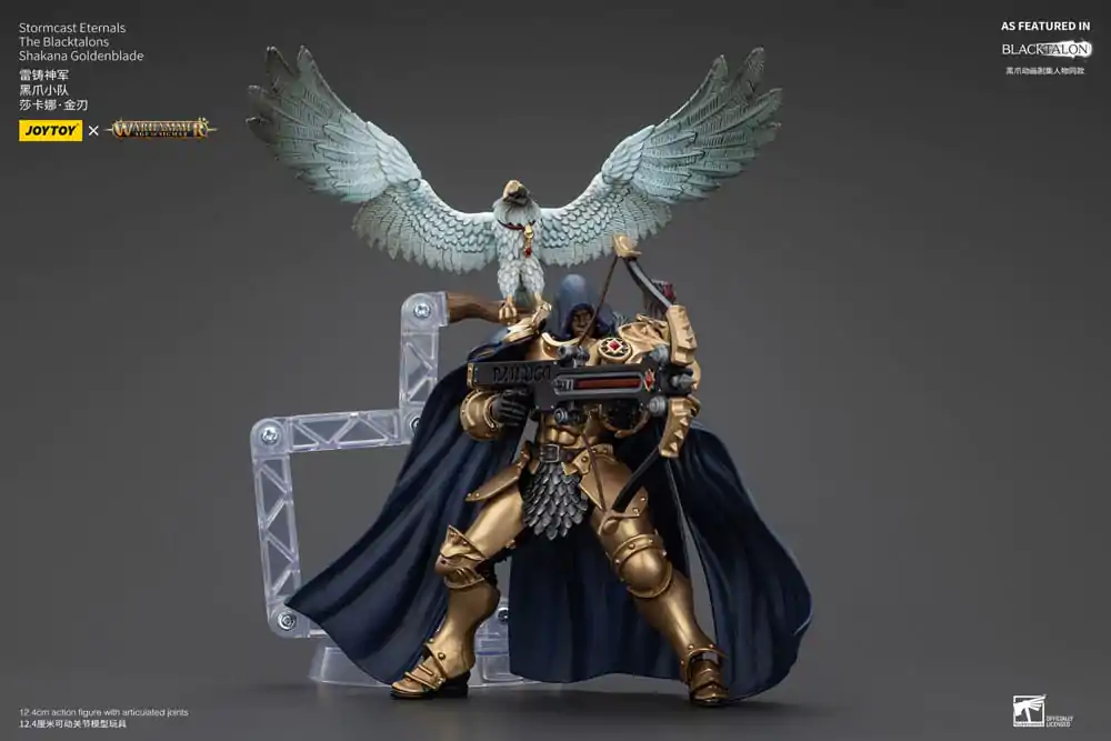 Warhammer Age of Sigmar Stormcast Eternals The Blacktalons Shakana Goldenblade akciófigura 20 cm termékfotó