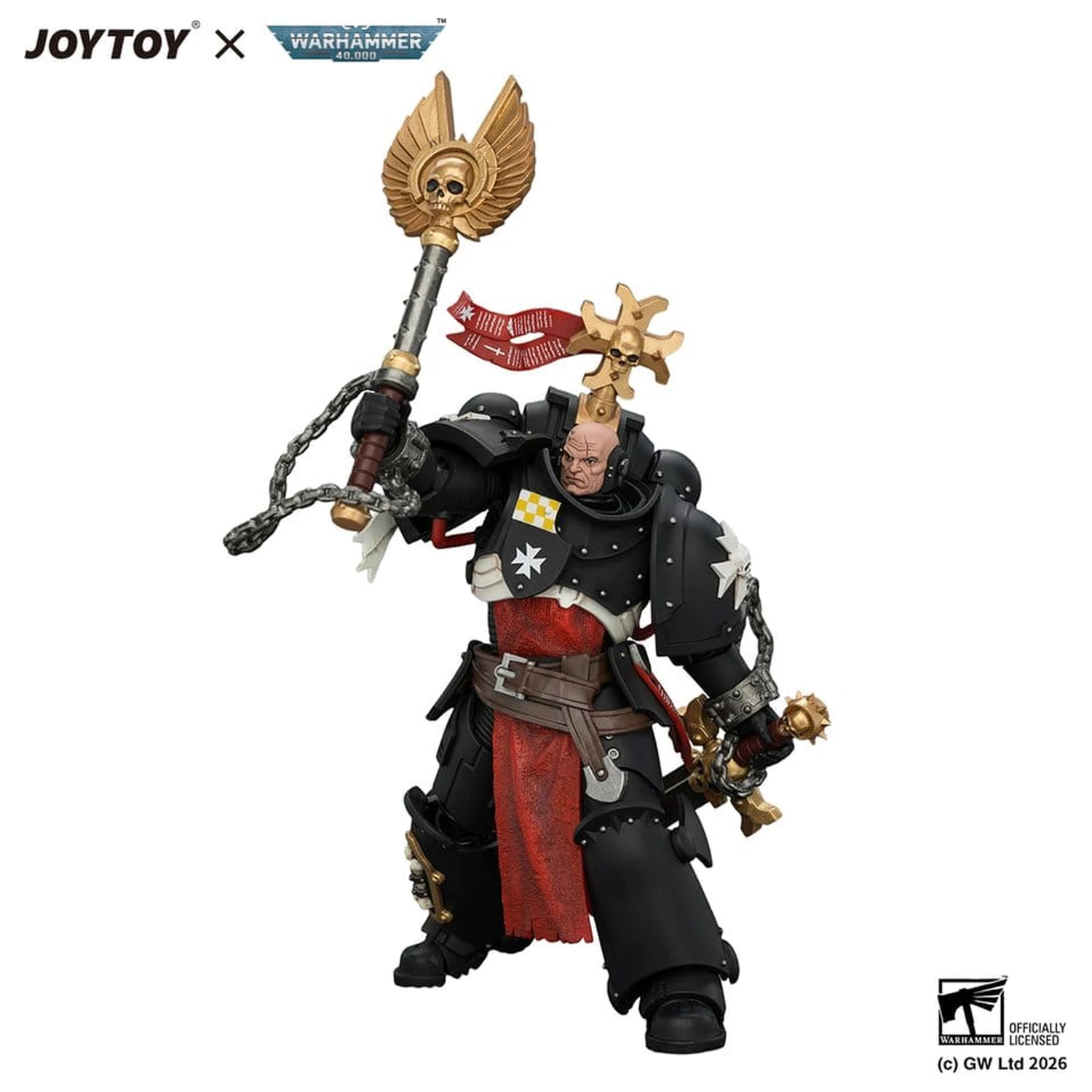 Warhammer akciófigura Black Templars Execrator 1 12 cm termékfotó