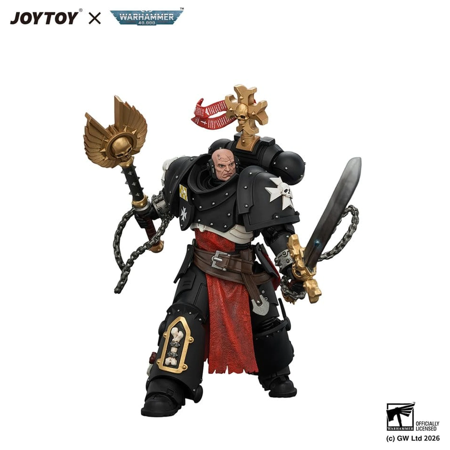 Warhammer akciófigura Black Templars Execrator 1 12 cm termékfotó